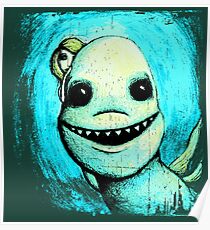 Meeting New People for Nessie and Mermaid (Color Version) Poster