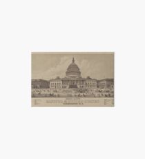 Vintage US Kapitolgebäude Illustration (1882) Galeriedruck