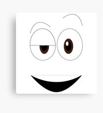 Funny Smiley Canvas Print