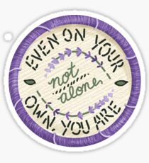 Walk the Moon Portugal Embroidery Style Design Sticker