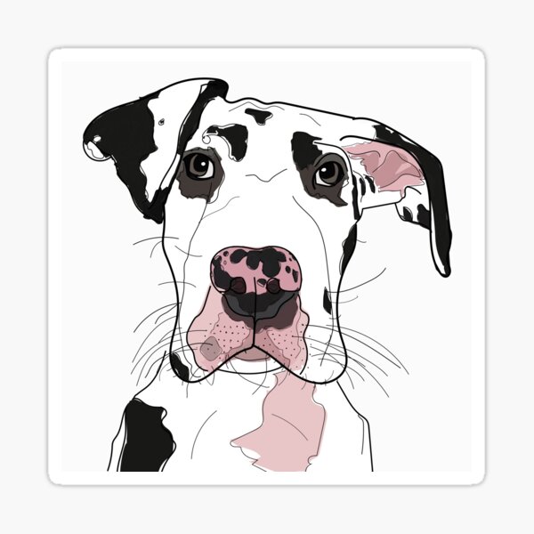 Great Dane Sticker