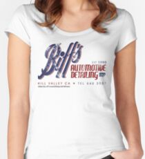 Biff's Auto Detailing Women's Fitted Scoop T-Shirt