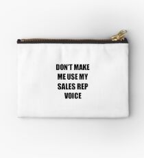 Sales Rep Gift for Coworkers Funny Present Idea Studio Pouch