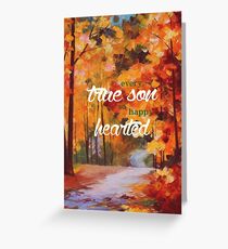 Mizzou Football - Fight Song - True Son Greeting Card