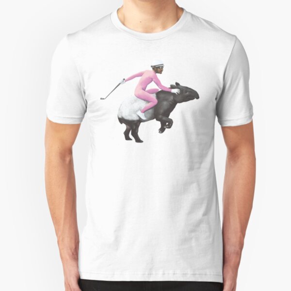 Turbo Tapir | Digital Illustration Slim Fit T-Shirt