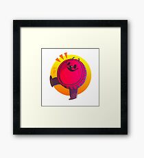 Deltarune K Round Framed Print