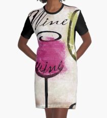 Weinprobe III T-Shirt Kleid