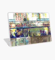 Chicago painting picture Laptop Skin
