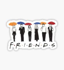 F R I E N D S - with Characters Sticker