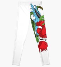 Dämon und Schlange Leggings