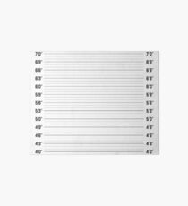 Mugshot Backdrop Art Board Print