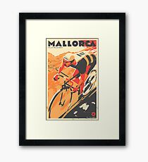Retro Reiseplakat - Mallorca, Spanien ⛔ HQ-Qualität Gerahmtes Wandbild