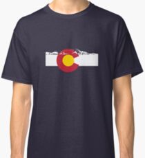 Rocky Mountains - Colorado Flag Classic T-Shirt