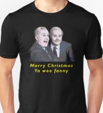 Still Game Inspired Jack and Victor "Merry Christmas Ya Wee Fanny" Funny Design Unisex T-Shirt