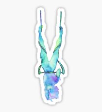 Trapeze girl Sticker