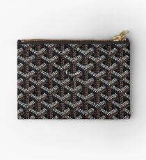 Goyard Black Texture Studio Pouch