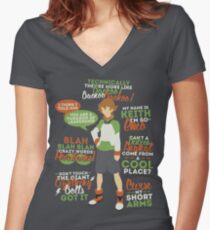 Pidge Quotes Women's Fitted V-Neck T-Shirt