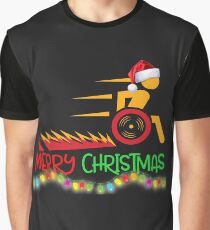 Funny Wheelchair Christmas Shirt Graphic T-Shirt