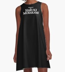 Geschrieben von Haruki Murakami A-Linien Kleid