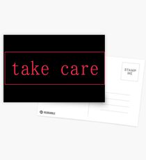 take care Postcards