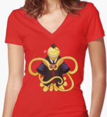 Korosensei ♡'s and Believes in You! Women's Fitted V-Neck T-Shirt