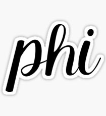Phi Sticker Sticker