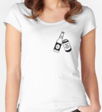 ONE BEER A DAY Women's Fitted Scoop T-Shirt