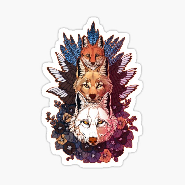 Heraldry Canidae Sticker