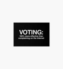 Voting Art Board Print