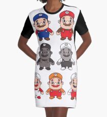 Mario Graphic T-Shirt Dress