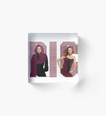 Spice Girls - Spice World Tour 2019 (Black and Pink) Acrylic Block