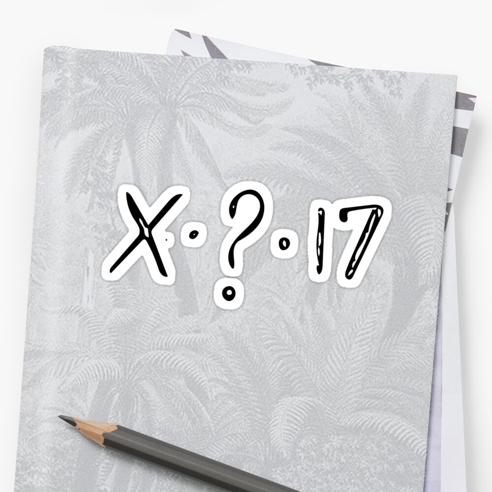 Xxxtentacion Symbol Art Sticker By Mochashay123 Redbubble 5030