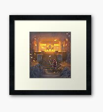 Lámina enmarcada El templo del fuego