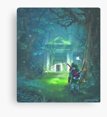 Der Wald Tempel Leinwanddruck