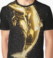 Dolphin mammal golden Gold Graphic T-Shirt