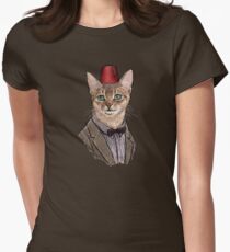 11th Doctor Mew Fitted T-Shirt
