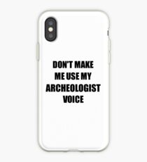 Archeologist Gift for Coworkers Funny Present Idea iPhone Case