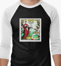 Jesus and Elvis Men's Baseball Âľ T-Shirt
