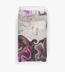 modern painting marble Duvet Cover