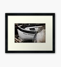 that sinking feeling Framed Print
