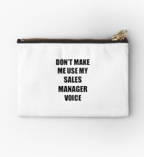 Sales Manager Gift for Coworkers Funny Present Idea Studio Pouch