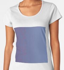 design lnes, blue Women's Premium T-Shirt