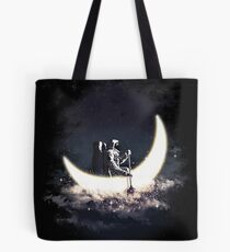 Mond Segeln Tote Bag