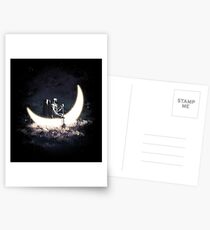 Mond Segeln Postkarten