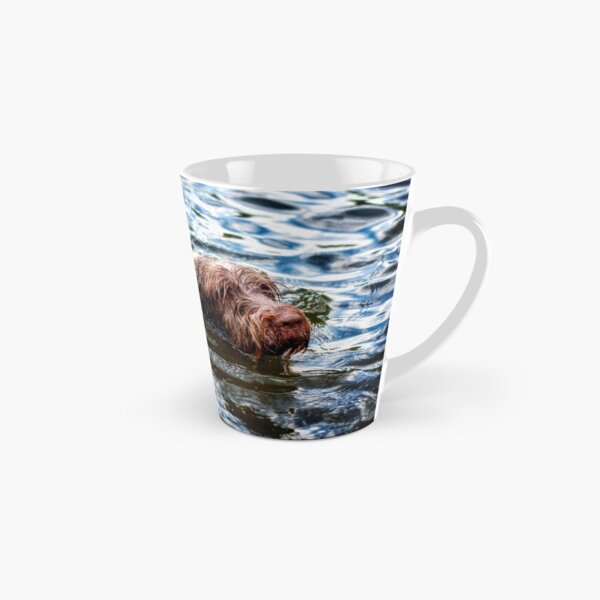 Brown Roan Italian Spinone Dog Swimming Tall Mug