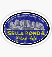 Sella Ronda Dolomites Italy Sticker T-Shirt 02 Sticker