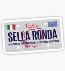 Sella Ronda Dolomites Italy Sticker T-Shirt 01 Sticker