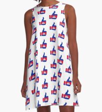 Flag Thumb of Cambodia A-Line Dress