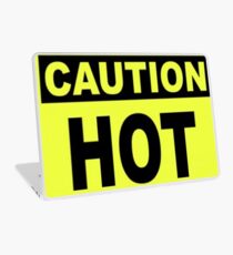 #CautionHOT #caution #hot #sign #illustration #business #danger #time #symbol #marker #traffic #label #design #text #vector #facts #horizontal #vibrantcolor #colorimage #warningsymbol #warningsign Laptop Skin