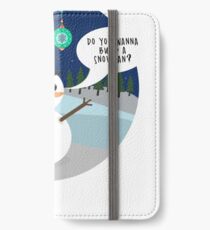 Wanna build a snowman cute Christmas Items iPhone Wallet/Case/Skin